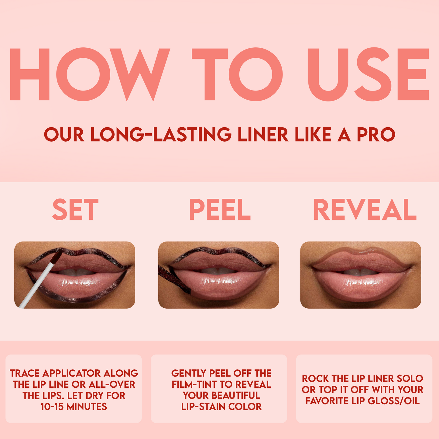 Peel Off Lip Liner Stain